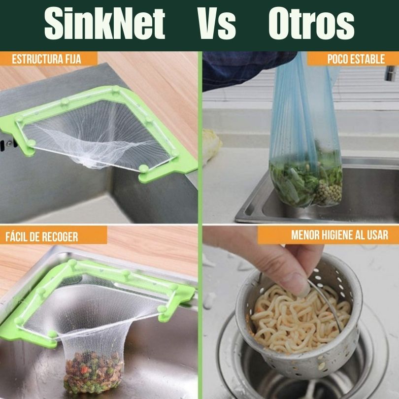 SinkNet®: La solución para un lavaplatos siempre limpio